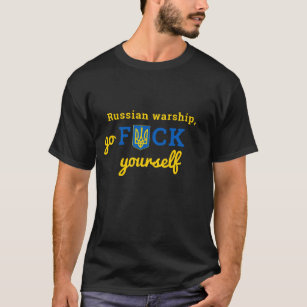 Russisches Kriegsschiff - Selbstukrainische Mens T-Shirt