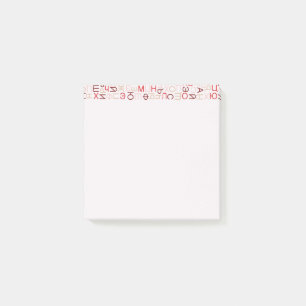Russisches Kyrillisch Post-it Klebezettel