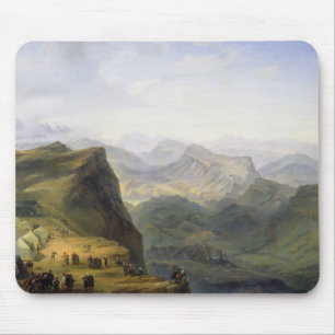 Russisches Militärlager in Dagestan, 1895 Mousepad