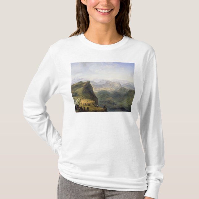 Russisches Militärlager in Dagestan, 1895 T-Shirt (Vorderseite)