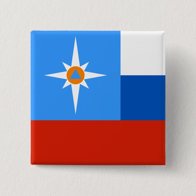 Russisches Ministerium der außerordentlichen Button (Vorderseite)