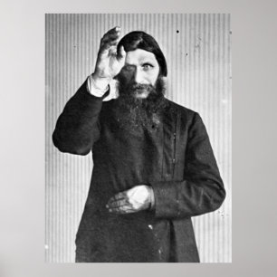 Russisches mystisches Grigori Yefimovich Rasputin Poster