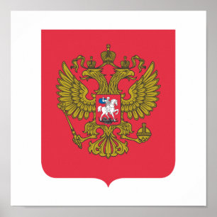 russisches Nationallogo Poster