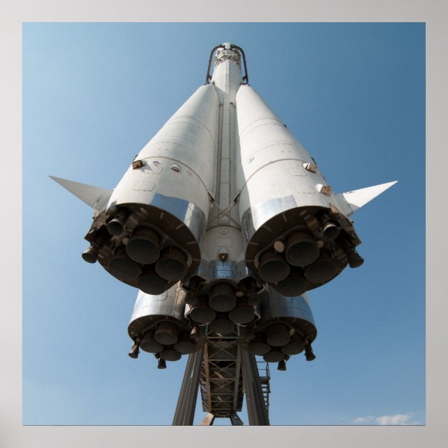 Russisches Raumschiff Vostok Poster (Vorne)