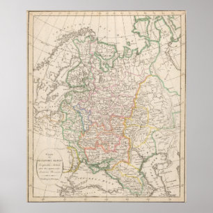 Russisches Reich, Europa Antheil Poster