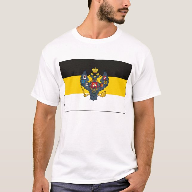 Russisches Reich-Flaggen-T - Shirt (Vorderseite)