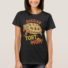 Russisches Schildkröten-Mutter-Geschenk für ihre L T-Shirt