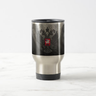 Russisches Symbolflaggengrau Reisebecher