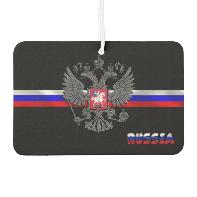 Russisches Wappen Autolufterfrischer (Vorderseite)