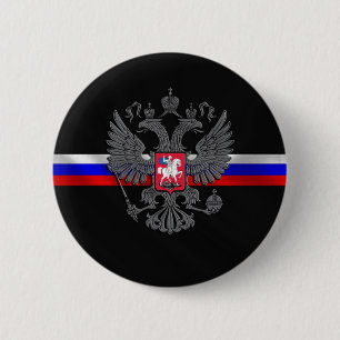 Russisches Wappen Button