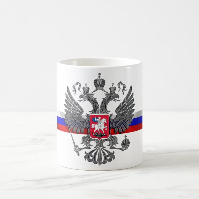 Russisches Wappen Kaffeetasse (Mittel)
