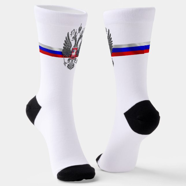 Russisches Wappen Socken (Gewinkelt)