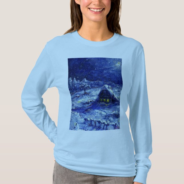 Russisches Winter-Shirt T-Shirt (Vorderseite)