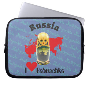 Russland Babuschka Gerätehülle 10" - 15" Laptopschutzhülle
