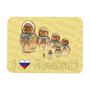 Russland Babuschka - Matrjoschka Magnet
