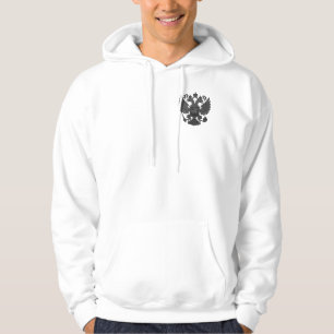 Russland bewaffnet weißen Hoodie - Russen