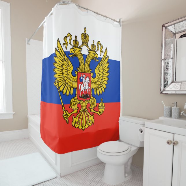Russland Duschvorhang (Beispiel)