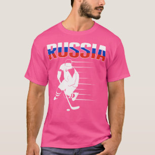 Russland Eishockey Fans Jersey Russisches Hockey T T-Shirt