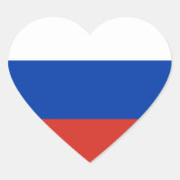 Russland-Flag-Heftsticker