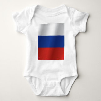 Russland-Flagge Baby Strampler