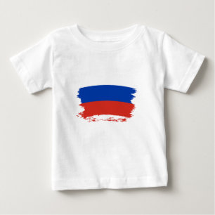 Russland-Flagge Baby T-shirt