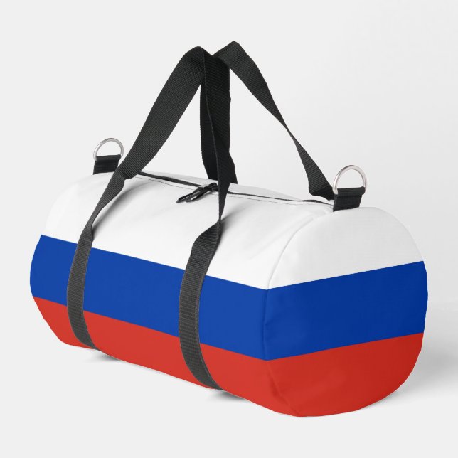Russland-Flagge Duffle Bag (Linke Seite)