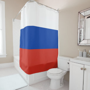 Russland-Flagge Duschvorhang