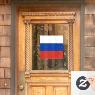 Russland-Flagge Fensteraufkleber