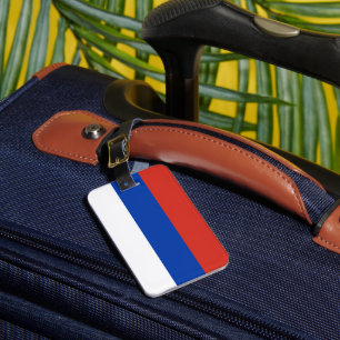 Russland-Flagge Gepäckanhänger