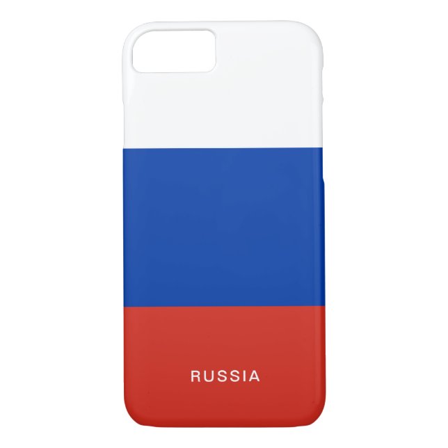 Russland-Flagge iPhone Fall Case-Mate iPhone Hülle (Rückseite)