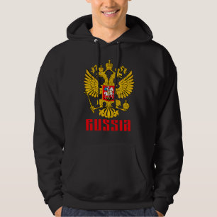 Russland Flagge Kaiseradler Russisch-Orthodoxe Hoodie