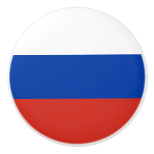Russland-Flagge Keramikknauf