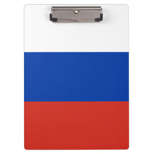 Russland-Flagge Klemmbrett