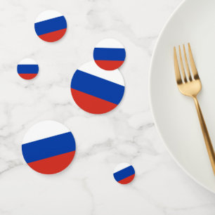 Russland-Flagge Konfetti