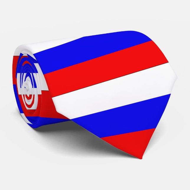 Russland-Flagge Krawatte (Gerollt)