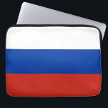 Russland-Flagge Laptopschutzhülle<br><div class="desc">Ein ideales Geschenk für alle, die Patrioten ihres Landes sind!</div>