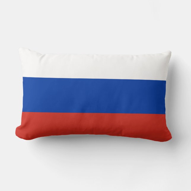 Russland-Flagge Lendenkissen (Vorderseite)