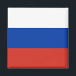 Russland-Flagge Magnet<br><div class="desc">Russland Flag Square Magnet. Sie können Ihren eigenen Text oder Ihre eigene Grafik hinzufügen,  indem Sie auf "Weiter anpassen" klicken</div>