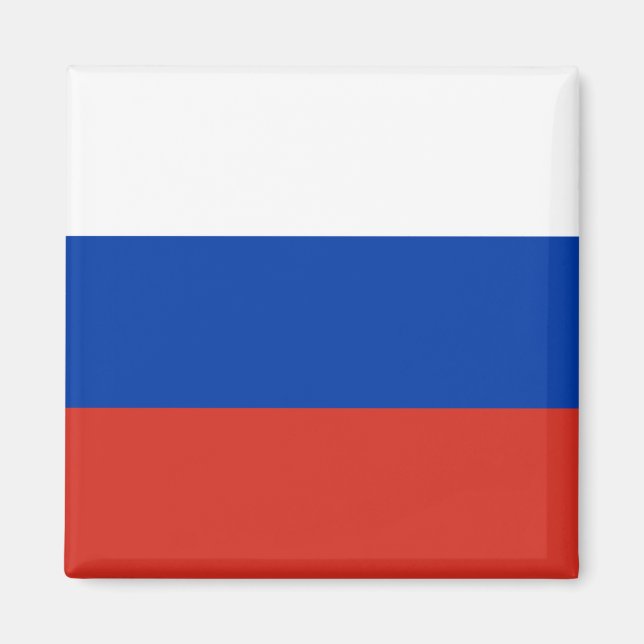 Russland-Flagge Magnet (Vorne)