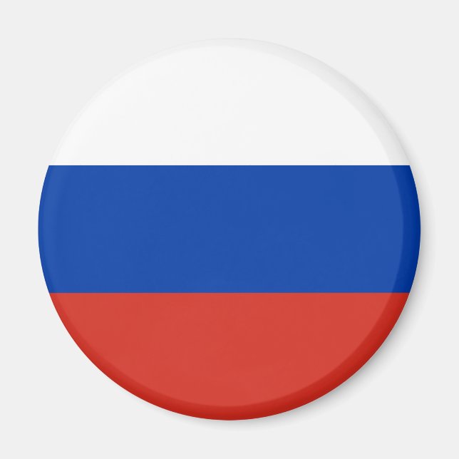 Russland-Flagge Magnet (Vorne)