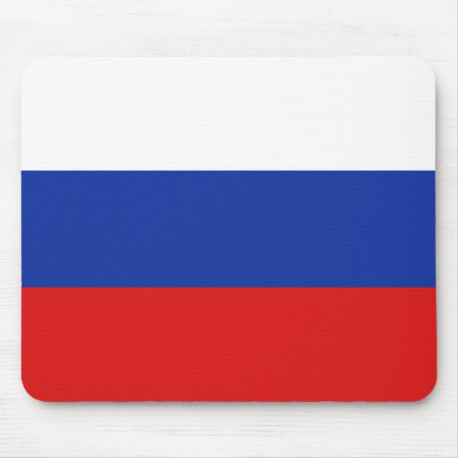 Russland-Flagge Mousepad (Vorne)