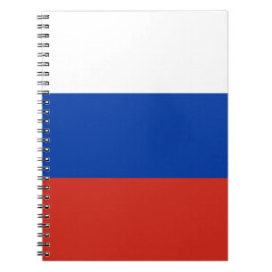 Russland-Flagge Notizblock