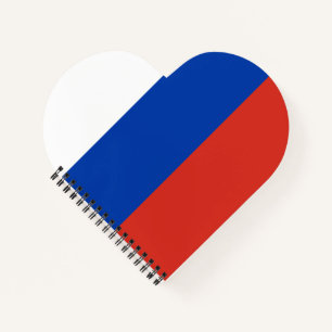 Russland-Flagge Notizbuch