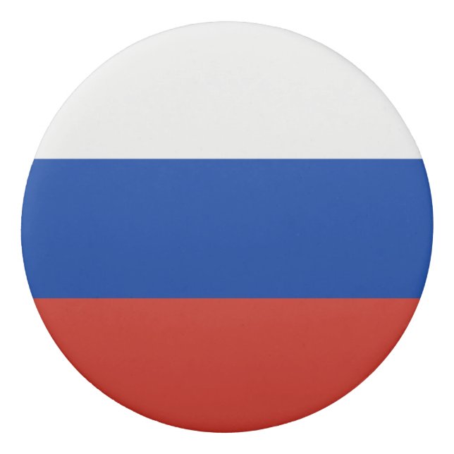 Russland-Flagge Radiergummi (Vorderseite)