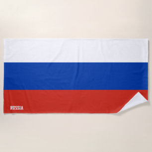 Russland Flagge Splendid Patriotic Strandtuch