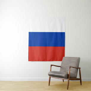 Russland-Flagge Wandteppich