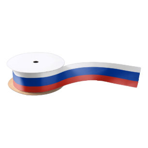 Russland-Flaggen-russisches patriotisches Satinband