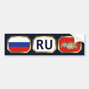 Russland Flaggenplan-Autoaufkleber Autoaufkleber
