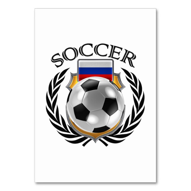 Russland Fußball 2016 Fangerät Tischnummer (Rückseite)