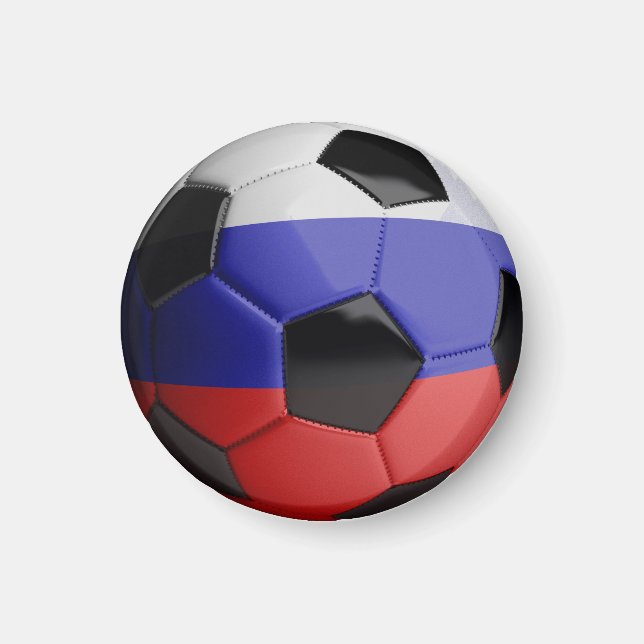 Russland Fußball Magnet (Vorne)